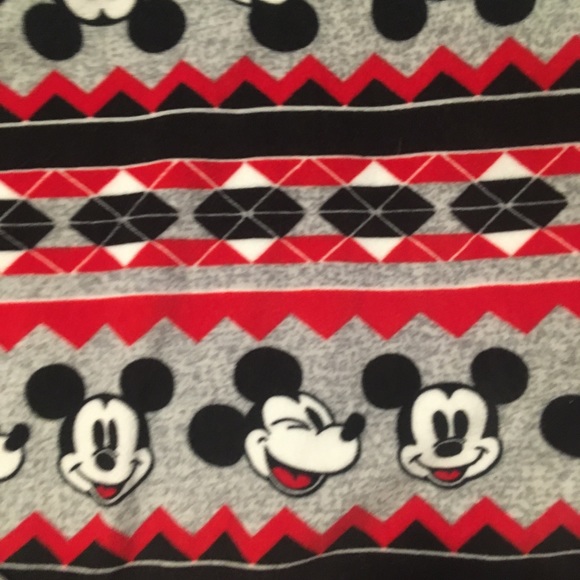 Disney Mickey Mouse fleece Pj Top size XS - Picture 2 of 3
